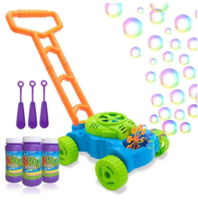 Lydaz Bubble Kids Toy Lawn Mower