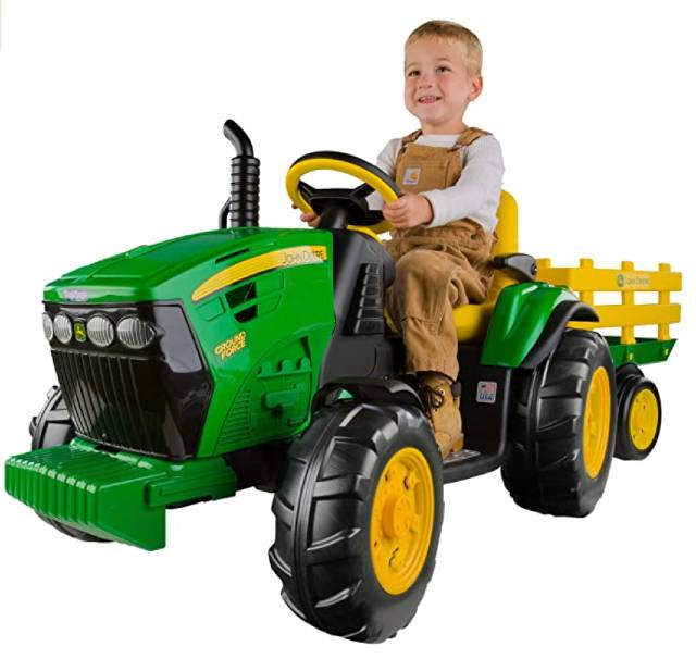Peg Perego John Deere Toy Electric Riding Mower For Kids
