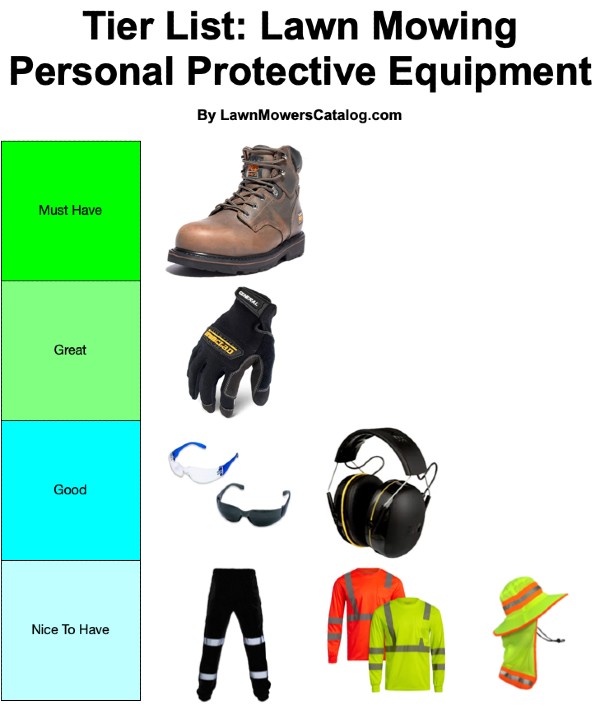 Tier List Lawn Mowing PPE 600px