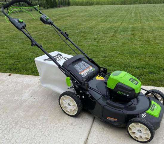 Best cordless electric mower by Greenworks